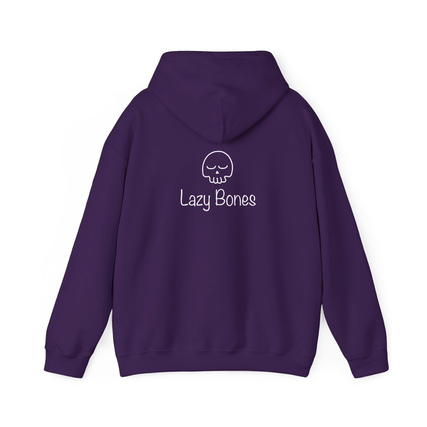 Lazy Bones Adult Unisex Hooded Sweatshirt