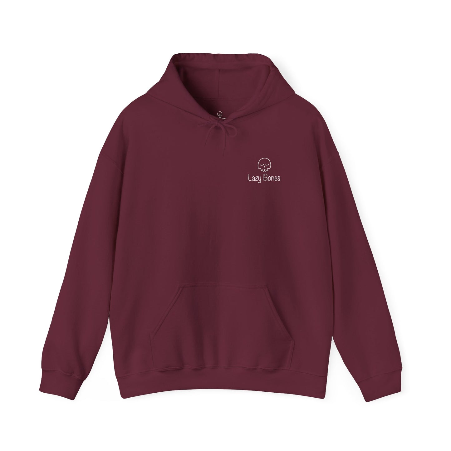 Lazy Bones Adult Unisex Hooded Sweatshirt