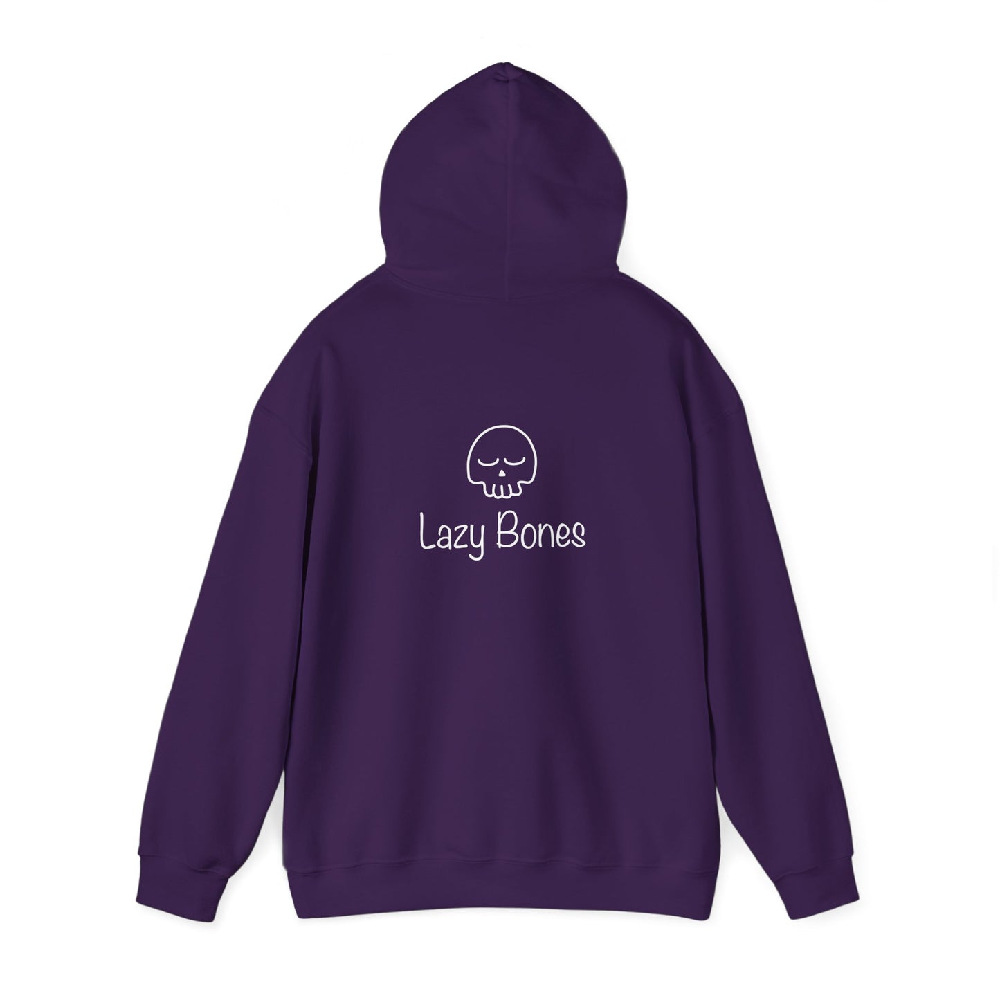 Lazy Bones Adult Unisex Hooded Sweatshirt