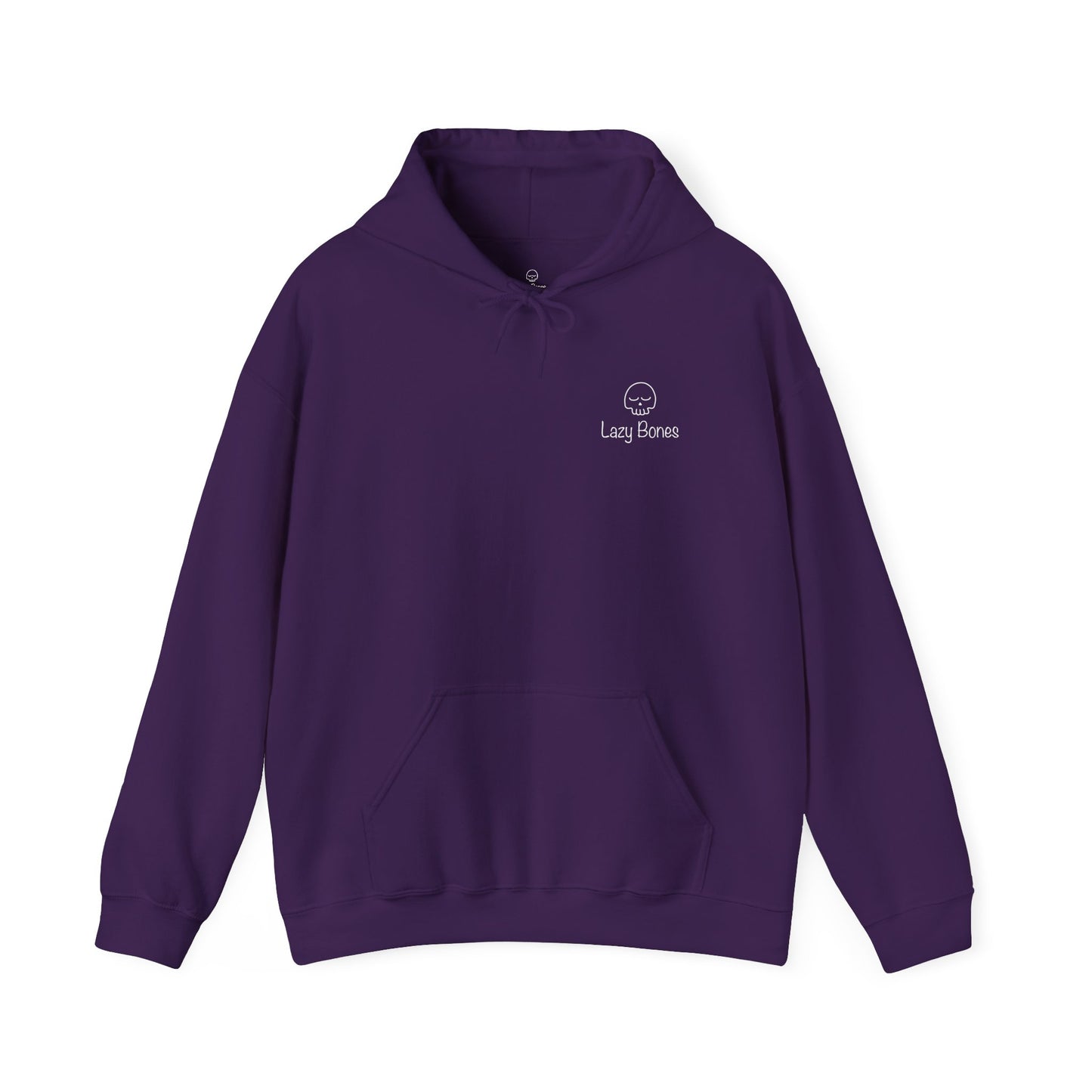 Lazy Bones Adult Unisex Hooded Sweatshirt