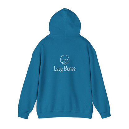 Lazy Bones  Adult Unisex Hooded Sweatshirt