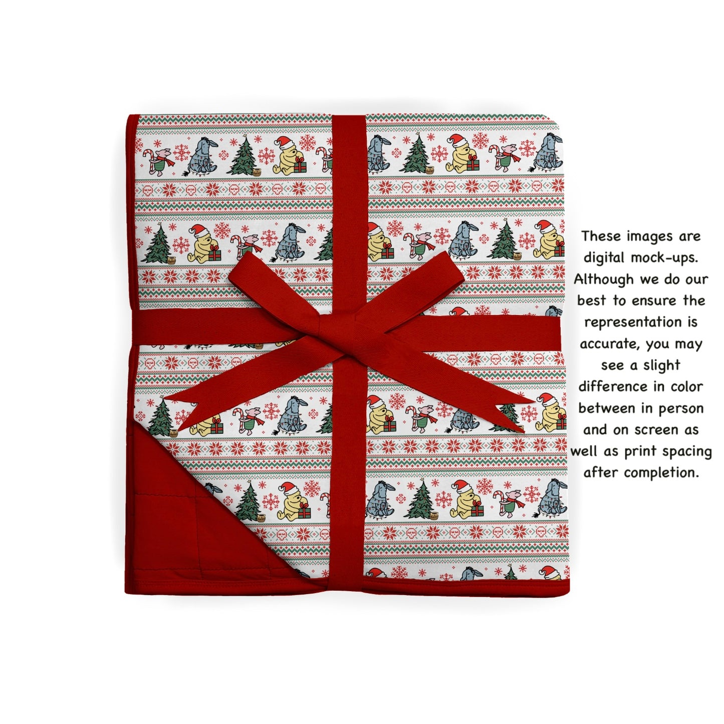 Hundred Acre Christmas Toddler Blanket *PRESALE*