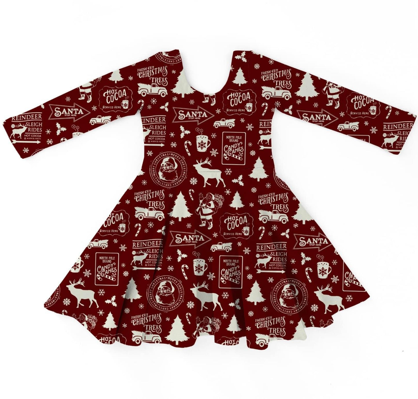 Vintage Christmas Twirl Dress *PRESALE*