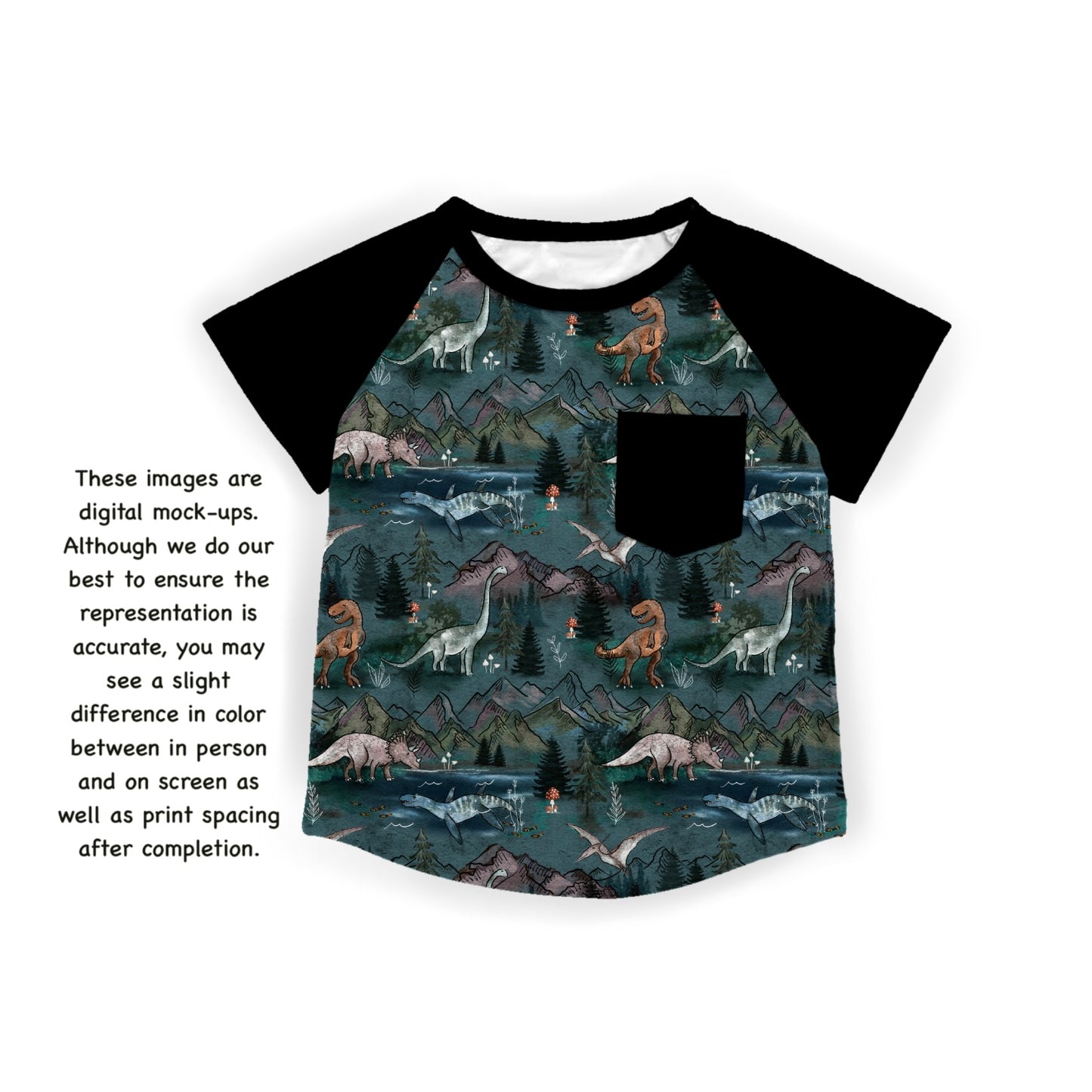 Dinosaurs Pocket Tee *PRESALE*