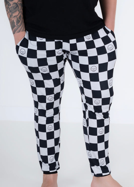 Checkered Vibes Adult Joggers